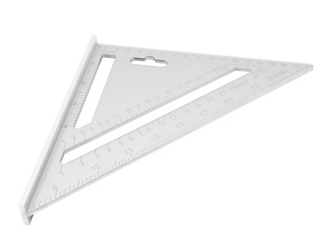 Kątownik stolarski budowlany 185mmx185x260mm 4mm z stopką (36/72) Geko