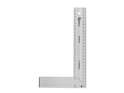 Kątownik stolarski budowlany 250mm ALU (60) Geko