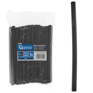 Klej do pistoletu 11mm-200mm 1kg czarny 52szt. (10/20) Geko