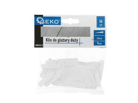 Klin do glazury duży - 9,0mm - op.50szt (100) Geko