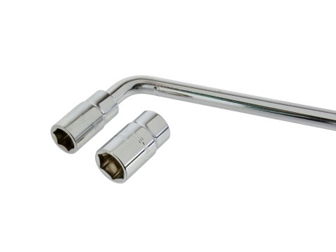 Klucz do kół wysuwany wzmacniany 17x19mm 21x23mm Geko