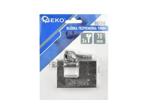 Kłódka trzpieniowa 70mm (12/72) Geko