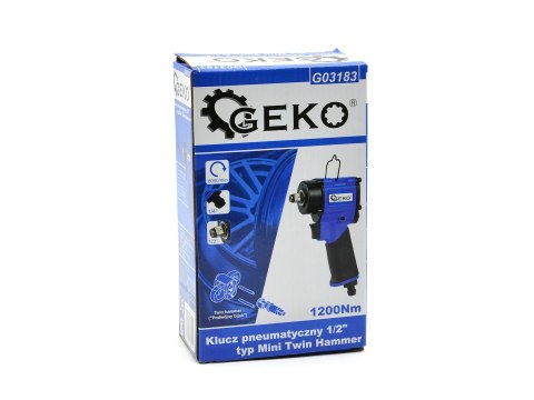 Klucz pneumatyczny 1/2" typ Mini Twin Hammer (9) Geko