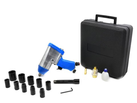 Klucz pneumatyczny udarowy z nasadkami 1/2" (5) Geko