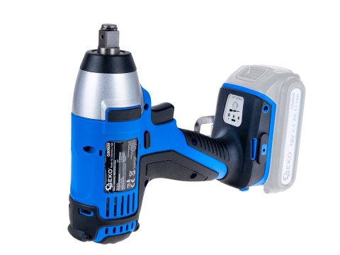 Klucz udarowy akumulatorowy 18V Li-ion 1/2" (4) Geko