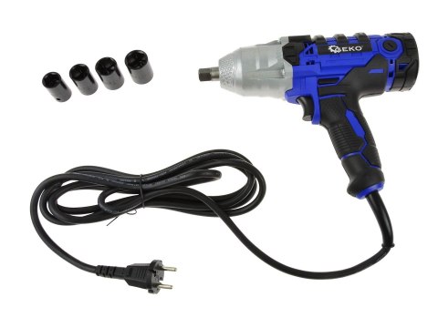 Klucz udarowy elektryczny 1/2" nasadki NEW MODEL (4) Geko