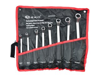 Klucze oczkowe 6-22mm 8el.płachta(12) Geko
