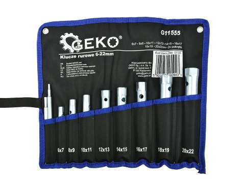 Klucze rurowe 6-22mm (12/24) Geko