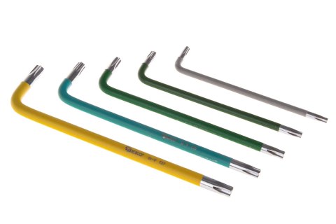 Klucze torx kolorowe T10-T50 9el. CrV (6/48) Geko