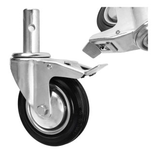 Koło do rusztowania z hamulcem 160mm 125kg (12) Geko