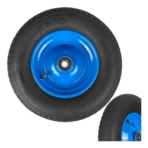 Koło do taczki 4.00-8 6PR fi 20mm (bez ośki) (1) Geko