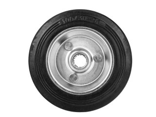 Koło stalowo gumowe 100mm 60kg (80) Geko