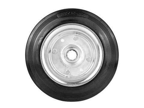 Koło stalowo gumowe 200mm 150kg (15) Geko