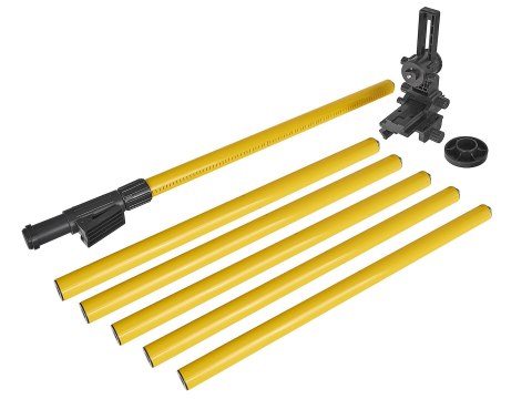 Kolumna rozporowa teleskopowa do lasera 420cm adapter do skosów (8) Geko