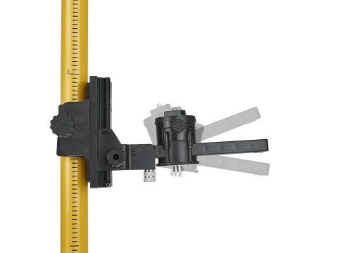 Kolumna rozporowa teleskopowa do lasera 420cm adapter do skosów (8) Geko