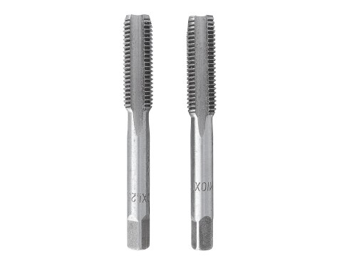 Komplet gwintowników drobnozwojnych ręcznych M10 x 1,25mm 2szt. (100/200) Geko