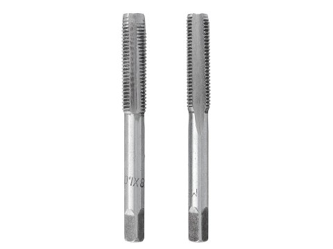 Komplet gwintowników drobnozwojnych ręcznych M8 x 1,0mm 2szt. (100/200) Geko