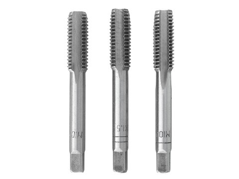 Komplet gwintowników ręcznych M10 x 1,5mm 3szt. (50/100) Geko