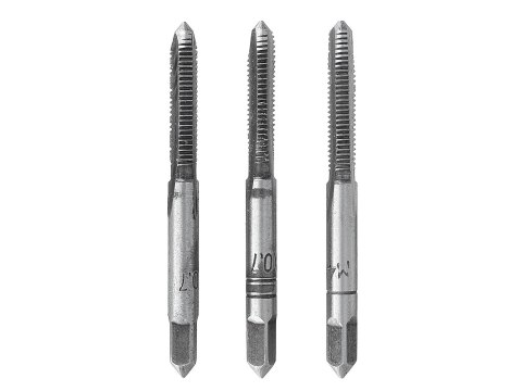 Komplet gwintowników ręcznych M4 x 0,7mm 3szt. (150/300) Geko