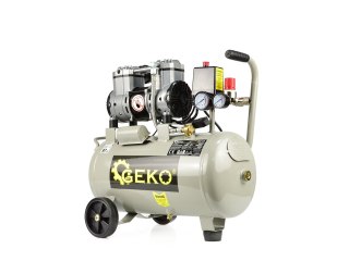 Kompresor bezolejowy dwutłokowy 24L 980W (1) Geko