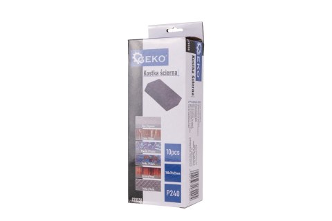 Kostka ścierna 70x100x25mm P240 (10/250) Geko
