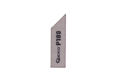 Kostka ścierna skośna 125x90x25mm P180 Geko