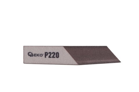 Kostka ścierna skośna 125x90x25mm P220 Geko