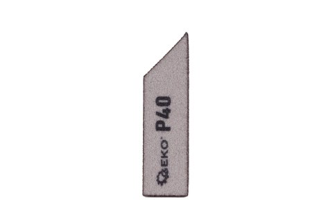 Kostka ścierna skośna 125x90x25mm P40 Geko
