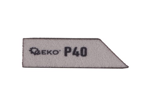 Kostka ścierna skośna 125x90x25mm P40 Geko