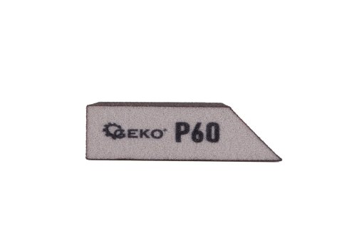 Kostka ścierna skośna 125x90x25mm P60 Geko