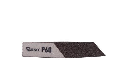 Kostka ścierna skośna 125x90x25mm P60 Geko