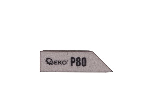 Kostka ścierna skośna 125x90x25mm P80 Geko