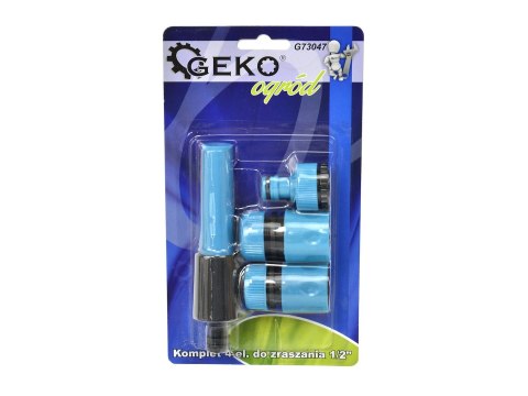 Kpl.4-elem. 1/2" do zraszania/blister BLUE LINE (20/80) Geko