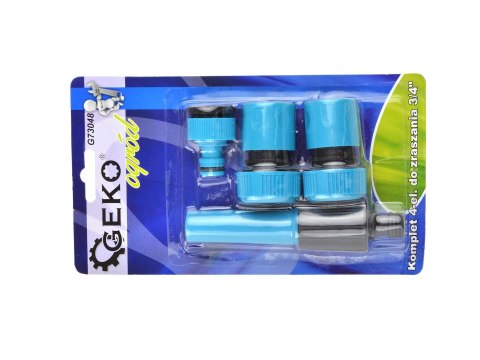 Kpl.4-elem. 3/4" do zraszania/blister BLUE LINE (20/80) Geko