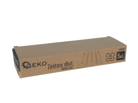 Kpl. dłut SDS PLUS 5el. Geko