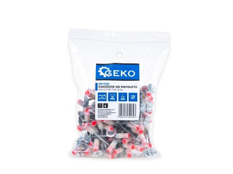 Kpl. gwoździ do pistoletu pneumatycznego 100szt 42mm (20) Geko