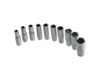 Kpl. nasadek 1/2" długich 10el.10-24mm(5/10) Geko