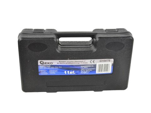 Kpl. nasadek udarowych 1" do klucza przekł. 11el/17-41mm(3) Geko