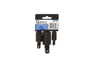 Kpl. przegubów kulowych 3el. 1/4" 3/8" 1/2" CR-Mo (60) Geko