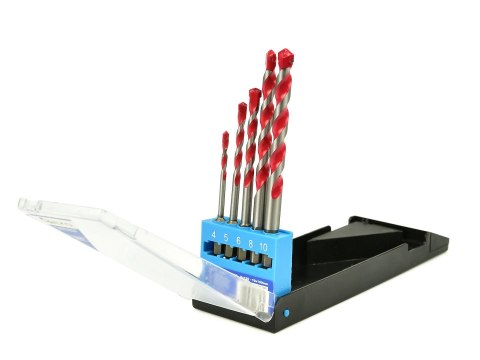 Kpl. wierteł uniwersalnych 5szt. 4-10mm (150) Geko