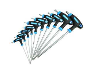 Kpl. wkrętaków torx typu T T9-T50 10el. Geko