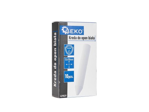 Kreda wodoodporna do opon biała 12x110mm - zestaw 10szt. (12/120) Geko