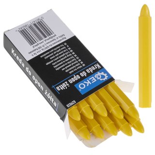 Kreda wodoodporna do opon żółta 12x110mm - zestaw 10szt. (12/120) Geko