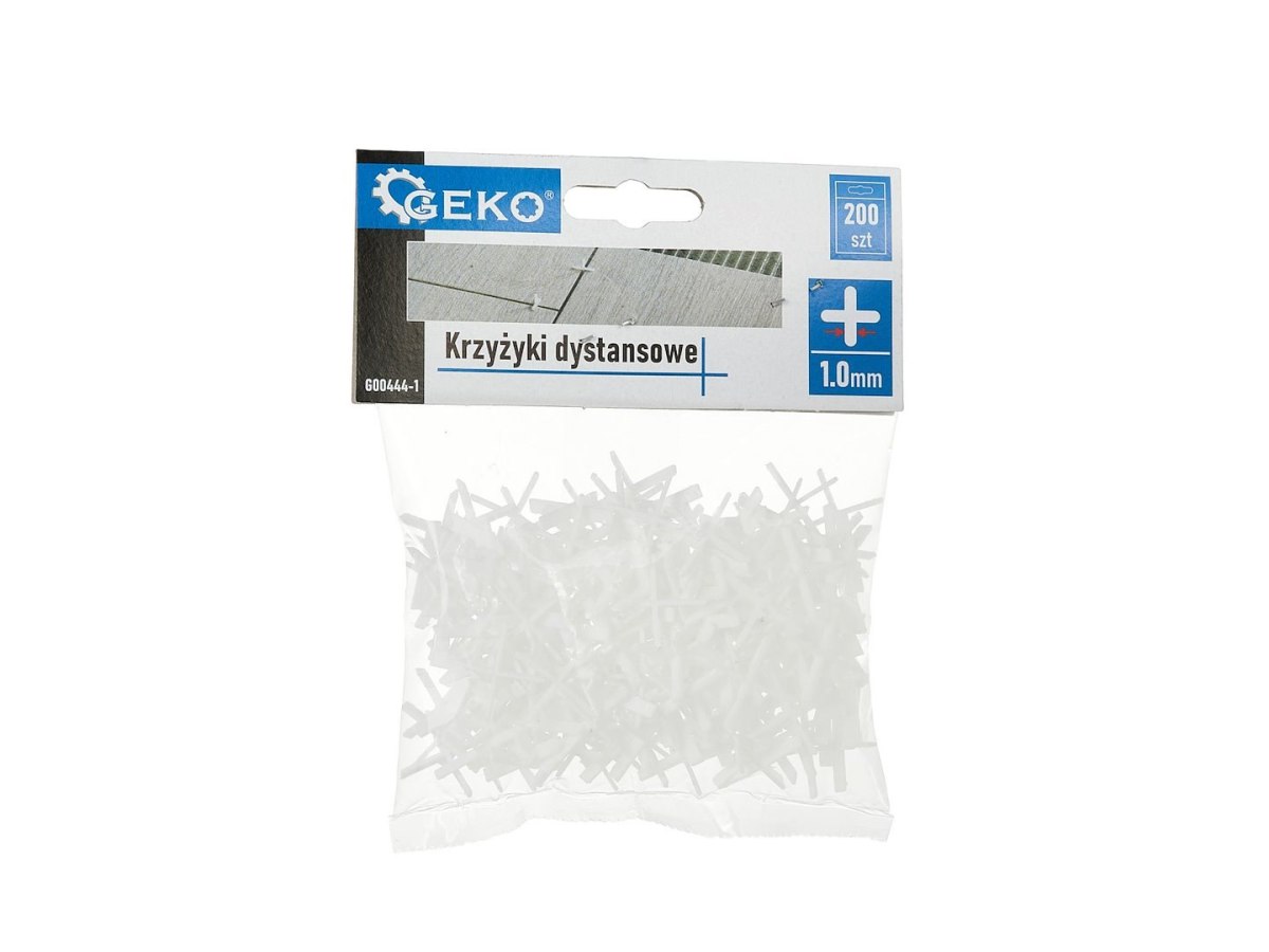 Krzyżyki dystansowe - 1,0mm - op.200szt Geko