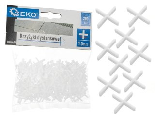 Krzyżyki dystansowe - 1,5mm - op.200szt (100) Geko