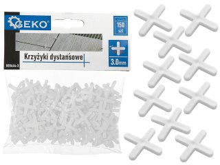 Krzyżyki dystansowe - 3,0mm - op.150szt (100) Geko