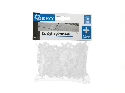 Krzyżyki dystansowe - 4,0mm - op.100szt (100) Geko
