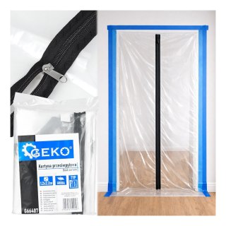 Kurtyna przeciwpyłowa do drzwi 220x120cm typ I (12) Geko