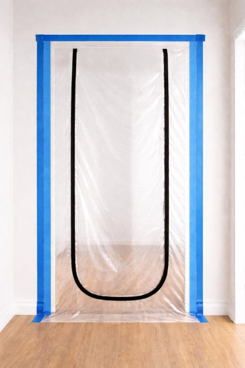 Kurtyna przeciwpyłowa do drzwi 220x120cm typ U (12) Geko