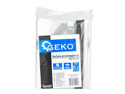 Kurtyna przeciwpyłowa do drzwi 220x120cm typ U (12) Geko
